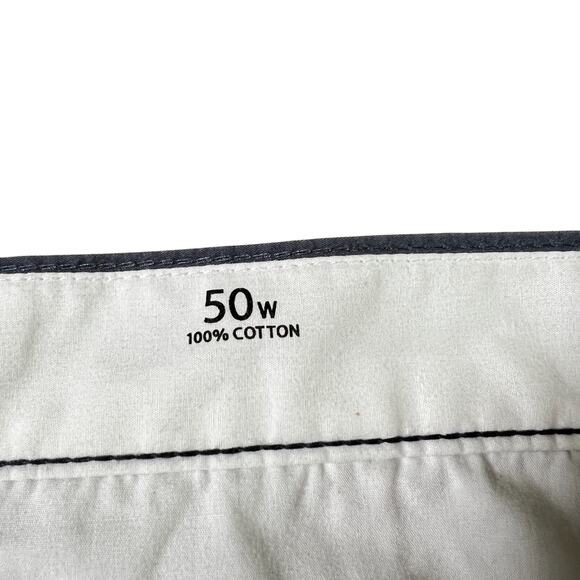 Roundtree & Yorke Casuals Mens Classic Fit Cargo Shorts Gray Size 50 New NWT - Picture 6 of 11